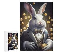 for Adults 1000 PCS Jigsaw Puzzle Rabbit Suit Animal Teenagers Puzzles Hands-on Game Home Decoration Challenging Game Gifts 1000 PCS