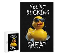 for Adults 1000 PCS Jigsaw Puzzle Rubber Duck Ducking Great Puzzles for Adults Anti-Stress Toys Difficult Hard Fun Activities at Home 1000 PCS