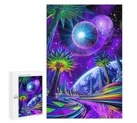 for Adults 1000 PCS Jigsaw Puzzle Vibrant Cosmic Landscape Jigsaw Puzzles for Adults Staycation Kill Time Every Piece Is Unique - Great Gift for Gaming 1000 PCS