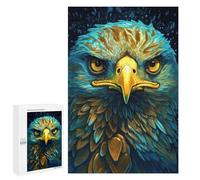 for Adults 1000 PCS Jigsaw Puzzle Wild Neon Eagle Puzzle for Adults Family Game Precision Cutting Fun Activities at Home 1000 PCS