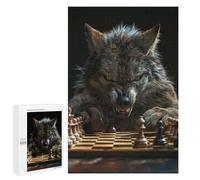 for Adults 1000 PCS Jigsaw Puzzle Wolf Chess Teenagers Puzzles Hands-on Game Home Decoration Challenging Game Gifts 1000 PCS