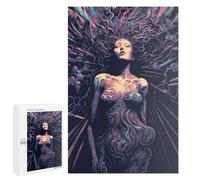 for Adults 1000 PCS Puzzle Abstract Female Figure Painting Adult Puzzles Hands-on Game Improve Memory Unique Gifts for Birthday And Christmas 1000 PCS
