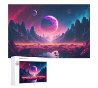 for Adults 1000 PCS Puzzle Alien Planet Landscape Adult Puzzles Hands-on Game Improve Memory Unique Gifts for Birthday And Christmas 1000 PCS