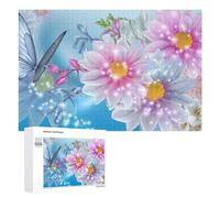 for Adults 1000 PCS Puzzle Butterfly Flower Garden Scene Adult Puzzles Hands-on Game Improve Memory Unique Gifts for Birthday And Christmas 1000 PCS