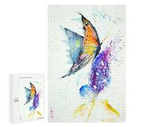 for Adults 1000 PCS Puzzle Butterfly on Flower Jigsaw Puzzles for Adults But Fun And Humorous for Birthday, Chrismas for Is Ideal As A Gift 1000 PCS