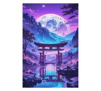 for Adults 1000 PCS Puzzle Cosmic Torii Gate Glow Teenagers Puzzles Hands-on Game Pattern Assembly Unique Gifts for Birthday And Christmas 1000 PCS