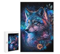 for Adults 1000 PCS Puzzle Enchanted Wolf Fantasy Artwork -2 Jigsaw Puzzles for Adults But Fun And Humorous for Birthday, Chrismas for Is Ideal As A Gift 1000 PCS
