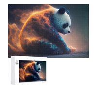 for Adults 1000 PCS Puzzle Galactic Panda Cosmic Majesty -1 Adult Puzzles Hands-on Game Improve Memory Unique Gifts for Birthday And Christmas 1000 PCS