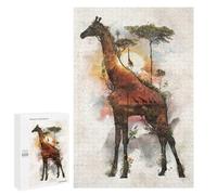 for Adults 1000 PCS Puzzle Giraffe Surreal Jigsaw Puzzles for Adults But Fun And Humorous for Birthday, Chrismas for Is Ideal As A Gift 1000 PCS