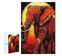 for Adults 1000 PCS Puzzle Golden Mandala Elephant Art Adult Puzzles Hands-on Game Improve Memory Unique Gifts for Birthday And Christmas 1000 PCS