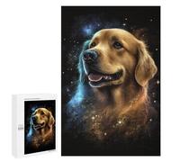 for Adults 1000 PCS Puzzle Golden Retriever Galaxy Art Print-6 Jigsaw Puzzles for Adults But Fun And Humorous for Birthday, Chrismas for Is Ideal As A Gift 1000 PCS