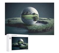 for Adults 1000 PCS Puzzle Golf Ball World Jigsaw Relax Games Perfect Decoration Unique Gifts for Birthday And Christmas 1000 PCS