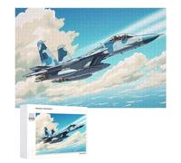 for Adults 1000 PCS Puzzle Jet Fighter Jigsaw Relax Games Perfect Decoration Unique Gifts for Birthday And Christmas 1000 PCS