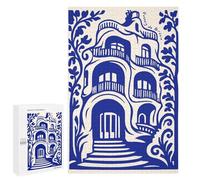 for Adults 1000 PCS Puzzle Passeig De Gràcia Building Illustration Jigsaw Puzzles for Adults But Fun And Humorous for Birthday, Chrismas for Is Ideal As A Gift 1000 PCS