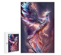 for Adults 1000 PCS Puzzle Phoenix Rise Artistic Firebird Adult Puzzles Hands-on Game Improve Memory Unique Gifts for Birthday And Christmas 1000 PCS