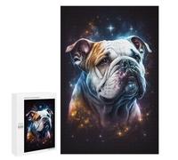 for Adults 1000 PCS Puzzle Space Bulldog Portrait -4 Jigsaw Puzzles for Adults But Fun And Humorous for Birthday, Chrismas for Is Ideal As A Gift 1000 PCS