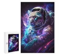 for Adults 1000 PCS Puzzle Space Leopard Astronaut Jigsaw Puzzles for Adults But Fun And Humorous for Birthday, Chrismas for Is Ideal As A Gift 1000 PCS