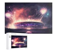 for Adults 1000 PCS Puzzle Stadium Lights Up with Fireworks Display Adult Puzzles Hands-on Game Improve Memory Unique Gifts for Birthday And Christmas 1000 PCS
