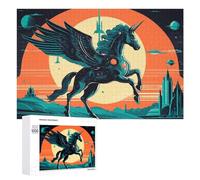 for Adults 1000 PCS Puzzle Steampunk Unicorn in Space Adult Puzzles Hands-on Game Improve Memory Unique Gifts for Birthday And Christmas 1000 PCS