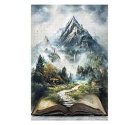 for Adults 1000 PCS Puzzle Tome of Endless Realms Teenagers Puzzles Hands-on Game Pattern Assembly Unique Gifts for Birthday And Christmas 1000 PCS