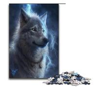 for Adults 1000 Piece Animal Nebula Wolf Jigsaw Puzzles for Adults Paper Puzzle Difficult And Challenge 1000 PCS(38x26cm)