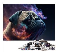 for Adults 1000 Piece Animal Pug Jigsaw Puzzle for Adults Cardboard puzzles Fun Puzzles Games (Size 26x38cm)