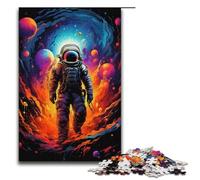 for Adults 1000 Piece Astronauts in The Mysterious Universe Jigsaw Puzzles for Adults Wood Puzzle Difficult And Challenge 1000 PCS(38x26cm)