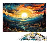for Adults 1000 Piece Beautiful And Wonderful World Scenery Jigsaw Puzzle for AdultsPaper Jigsaw Fun Puzzles Games 1000pcs(38x26cm)