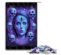 for Adults 1000 Piece Black Light Composition Jigsaw Puzzles for Adults Wood Puzzle Difficult And Challenge 75x50cm