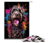 for Adults 1000 Piece Cockapoo Jigsaw Puzzles for Adults Wood Puzzle Difficult And Challenge 75x50cm