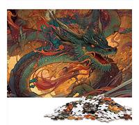 for Adults 1000 Piece Dragon Jigsaw Puzzles Cardboard puzzles Jigsaw Puzzles for Kids Gifts （Size 26x38cm）