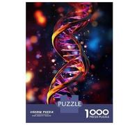 for Adults 1000 Piece Jigsaw Puzzle 3D Printed DNA Model Puzzles for Adults Toy Wall Decor Pattern Assembly Unique Birthday And Xmas Gifts 52x38cm/1000pcs