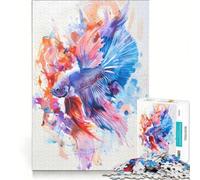for Adults 1000 Piece Jigsaw Puzzle A Betta Fish, Fun Games, Challenging To Complete, Improving Love between Couples 38x26cm