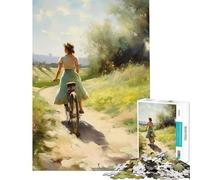 for Adults 1000 Piece Jigsaw Puzzle A Ride In The Country Quiet Time Brain Exercise Firm Stable Connected Parts Unique Birthday Surprise (Size 38x52cm)