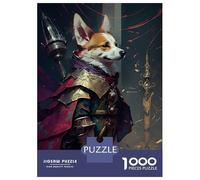 for Adults 1000 Piece Jigsaw Puzzle Adventurous Corgi Teenager Puzzles DIY Toys Difficult Challenge Challenging Game Gifts 52x38cm/1000pcs