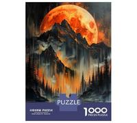 for Adults 1000 Piece Jigsaw Puzzle Alone in Golden Landscape Jigsaw Brain Teaser Game Home Decoration Unique Birthday And Xmas Gifts 52x38cm/1000pcs
