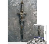 for Adults 1000 Piece Jigsaw Puzzle Ancient Ninja Dagger Brain Teaser Game Learning Educational DIY Toys Unique Birthday And Gifts (50X75cm)