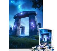 for Adults 1000 Piece Jigsaw Puzzle Ancient Portals Toy Wall Decor Art Work Gift Hands-on Game Enhance Love between Couples Size 50x75cm