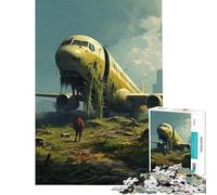 for Adults 1000 Piece Jigsaw Puzzle Apocalypse The Last Flight Adult Puzzles Brain Teaser Game Home Decoration Challenging Game Gifts (size 38x26cm)