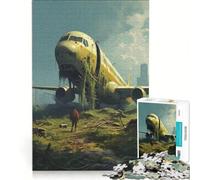 for Adults 1000 Piece Jigsaw Puzzle Apocalypse The Last Flight, Fun Games, Challenging To Complete, Improving Love between Couples 38x52cm