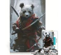 for Adults 1000 Piece Jigsaw Puzzle Asian Panda Bear, Educational Toy, Decompressing Intellectual, for Is Ideal As A Gift 38x26cm