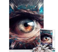 for Adults 1000 Piece Jigsaw Puzzle Awakening of The Eye Brain Teaser Game Learning Educational DIY Toys Unique Birthday And Gifts (50X75cm)