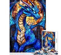 for Adults 1000 Piece Jigsaw Puzzle Azure Dragons Radiance Hands-on Game Stress Reliever Educational Toy Unique Birthday And Gifts (38x52cm)