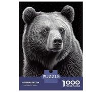 for Adults 1000 Piece Jigsaw Puzzle Bear Drawn Jigsaw Puzzle Brain Teaser Game Hand Speed Race Fun Activities at Home 38x26cm/1000pcs