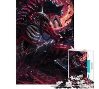 for Adults 1000 Piece Jigsaw Puzzle Bloody Bloodmoon Wolf Difficult And Challenge A Work of Art Educational Games Suitable for People Aged 14 And Above (50x75cm)