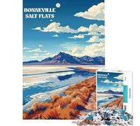 for Adults 1000 Piece Jigsaw Puzzle Bonneville Horizons Challenging To Complete Family Activities Family Game Suitable for People Aged 14 And Above (50x75cm)