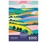 for Adults 1000 Piece Jigsaw Puzzle Bright Iowa Landscape Jigsaw Brain Teaser Game Home Decoration Unique Birthday And Xmas Gifts 52x38cm/1000pcs