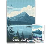 for Adults 1000 Piece Jigsaw Puzzle Cadillac Mountain Maine Brainteaser Family Games Family Activities Birthday Gift Size 38x52cm