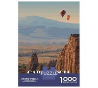 for Adults 1000 Piece Jigsaw Puzzle Cappadocia Turkey Travel Jigsaw for Adults Relax Games Hand Speed Race Fun Activities at Home 52x38cm/1000pcs
