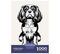 for Adults 1000 Piece Jigsaw Puzzle Cavalier King Charles Jigsaw for Adults Hands-on Game Wall Decoration Fun at Home Activities, 38x26cm/1000pcs